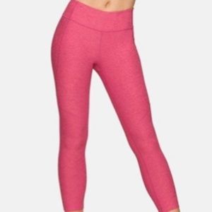 Outdoor voices pink crop leggings